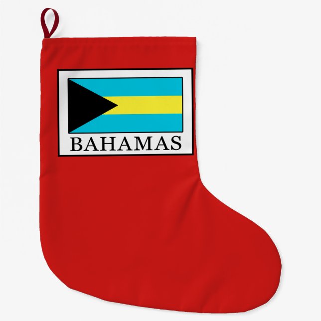 Grande Chaussette De Noël Bahamas (Devant)