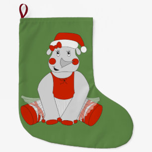 Grande Chaussette De Noël Ballerina Rhino - Spécial Noël