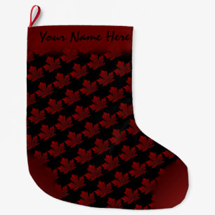 Grande Chaussette De Noël Bas de Noël Canada Bas de Noël de Noël personnalis