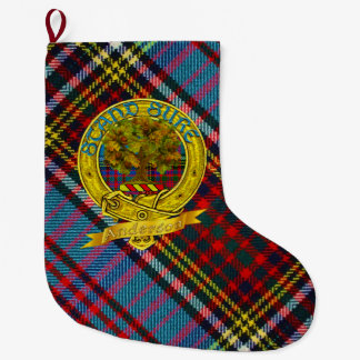 Grande Chaussette De Noël Bas de Noël de clan d'Anderson