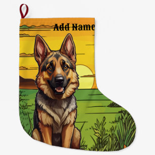 Grande Chaussette De Noël Berger allemand