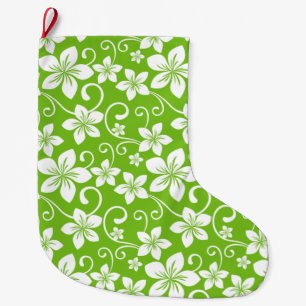 GRANDE CHAUSSETTE DE NOËL BLUE HAWAII (LIME)