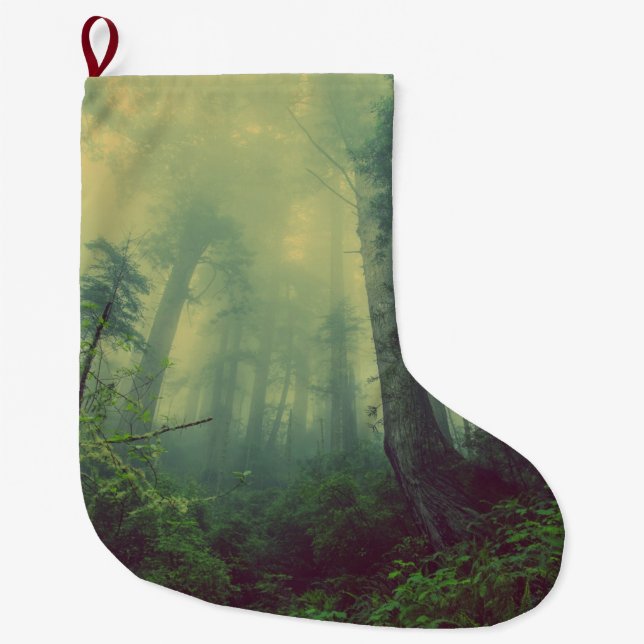 Grande Chaussette De Noël Bois Du Bas (Devant)