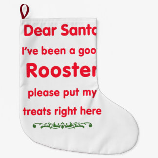 Grande Chaussette De Noël bon coq