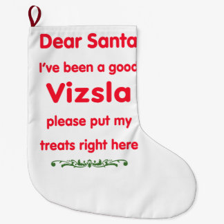 Grande Chaussette De Noël bon vizsla