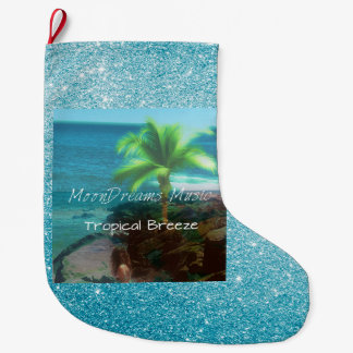 Grande Chaussette De Noël Brise tropicale