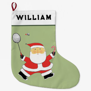 Grande Chaussette De Noël Cadeau de Noël de Badminton