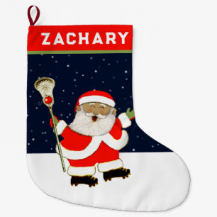 Grande Chaussette De Noël Cadeau de vacances Creative Lacrosse
