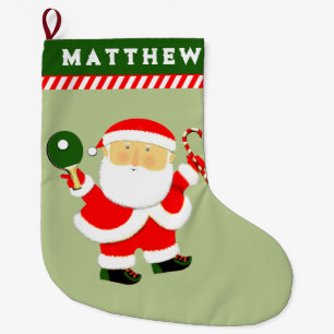 Grande Chaussette De Noël Cadeau de vacances de tennis de table