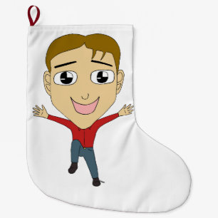 Grande Chaussette De Noël chibi