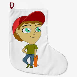 Grande Chaussette De Noël chibi