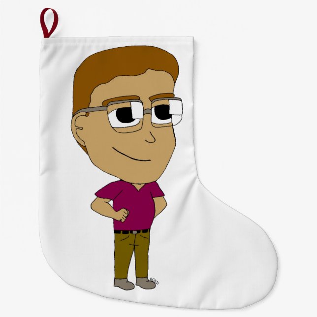 Grande Chaussette De Noël chibi (Devant)