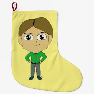 Grande Chaussette De Noël chibi