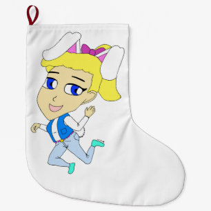 Grande Chaussette De Noël chibi bunnygirl