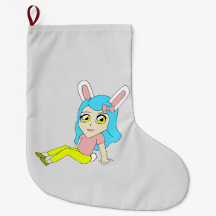 Grande Chaussette De Noël chibi bunnygirl