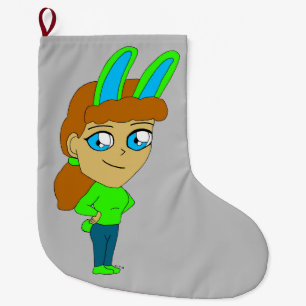 Grande Chaussette De Noël chibi bunnygirl