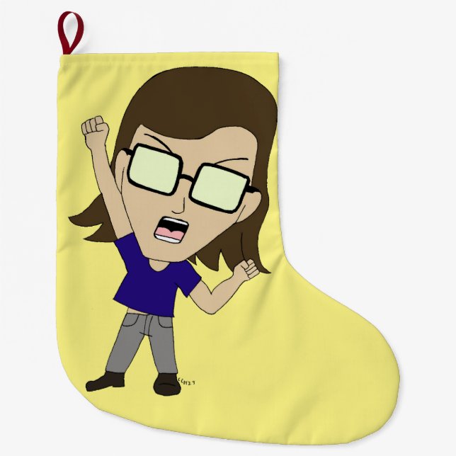 Grande Chaussette De Noël Chibi Sonic_Zeph (Devant)