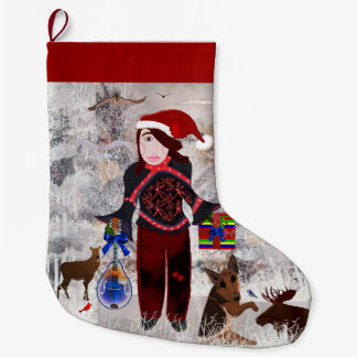 Grande Chaussette De Noël Chrismtas présente le design créatif de LeeMarie