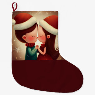 Grande Chaussette De Noël Christmas Love 2