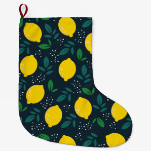 Grande Chaussette De Noël Citron