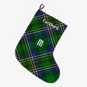 Grande Chaussette De Noël Clan Cockburn Tartan