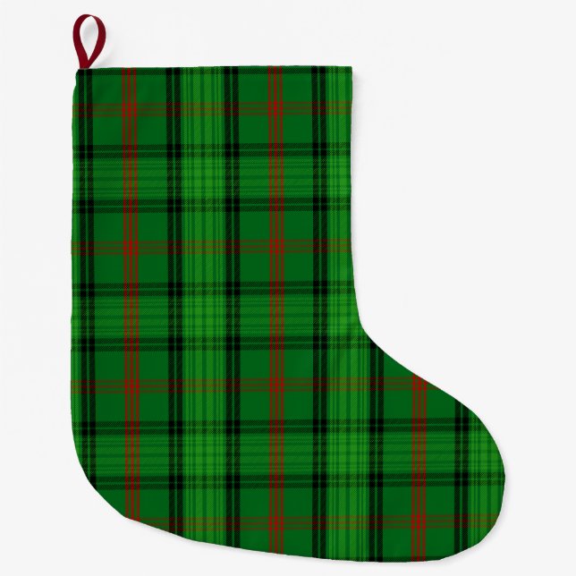 Grande Chaussette De Noël Clan écossais Ross Tartan Plaid (Devant)
