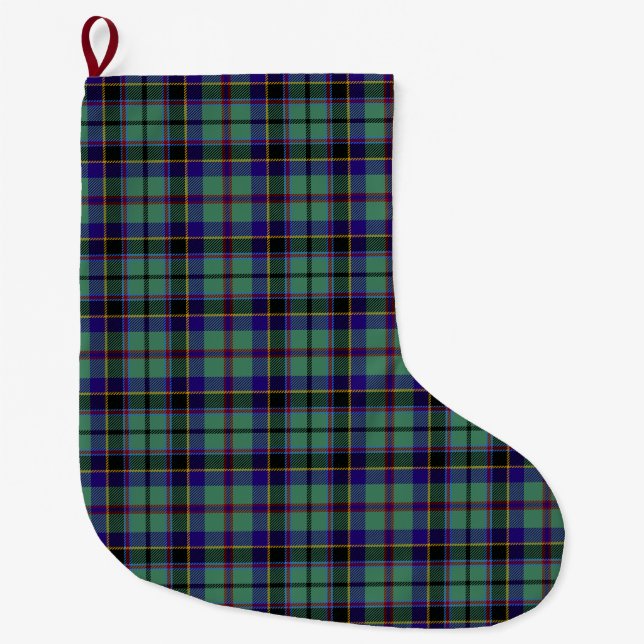 Grande Chaussette De Noël Clan écossais Stevenson Tartan Plaid (Devant)