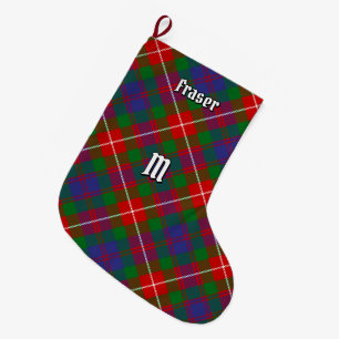Grande Chaussette De Noël Clan Fraser de Lovat Tartan