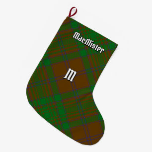 Grande Chaussette De Noël Clan MacAlister de Glenbarr Hunting Tartan