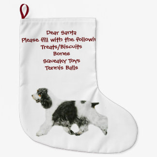 Grande Chaussette De Noël Cocker anglais