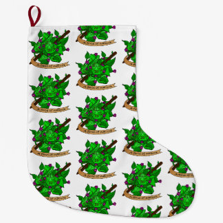 Grande Chaussette De Noël Conception de dés Druid