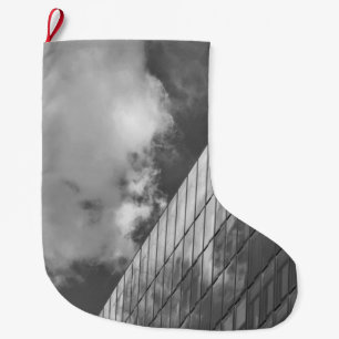 Grande Chaussette De Noël Cool, moderne, nature urbaine et architecture