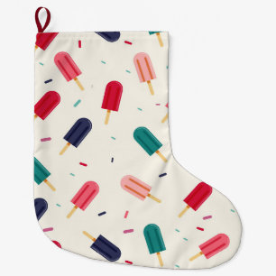 Grande Chaussette De Noël Crème glacée