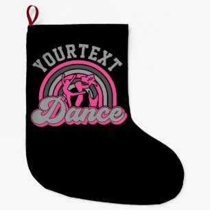 Grande Chaussette De Noël Danseur de ballet AJOUTER DU TEXTE Danse classique