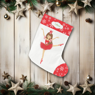 Grande Chaussette De Noël Danseuse Cute Ballerina personnalisée