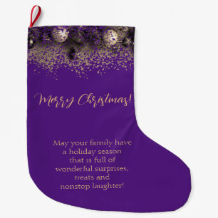 Grande Chaussette De Noël Décorations de Noël en points