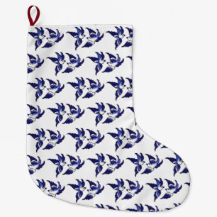 Grande Chaussette De Noël Design classique de Willow Birds