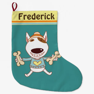 Grande Chaussette De Noël Doggie Christmas Stocking