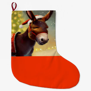 Grande Chaussette De Noël Donkey de Noël 4