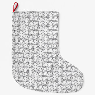 Grande Chaussette De Noël Double Spiral Celtic Pattern