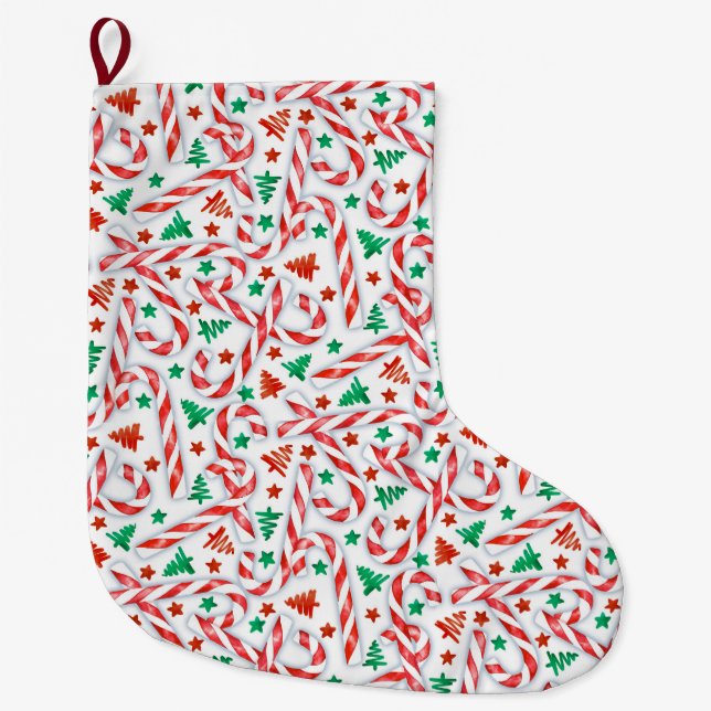 Grande Chaussette De Noël Douceur sucre de canne (Devant)