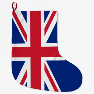 Grande Chaussette De Noël Drapeau Union Jack du Royaume-Uni