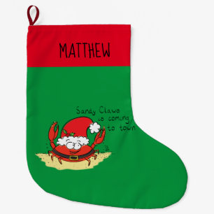 Grande Chaussette De Noël Drôle Noël Cartoon Cuisines épices