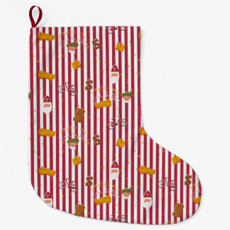 Grande Chaussette De Noël Dutch Sinterklaas Christmas Stocking Sint and Piet