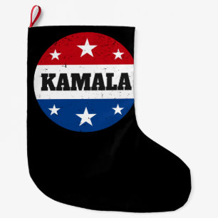Grande Chaussette De Noël Élection de Kamala Harris 2024 V
