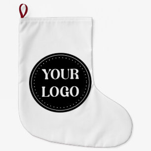 Grande Chaussette De Noël élégant, moderne, raffiné et éditable.