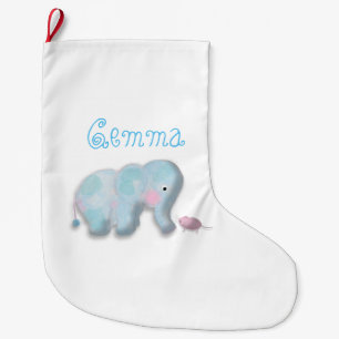 Grande Chaussette De Noël Elevage de Noël personnalisé
