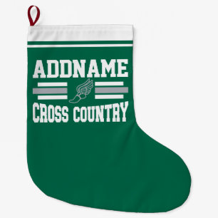 Grande Chaussette De Noël Équipe d'exécution de l'AJOUT personnalisée pour l