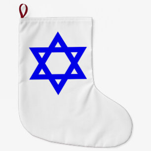 Grande Chaussette De Noël ✡︎ Étoile juive de David