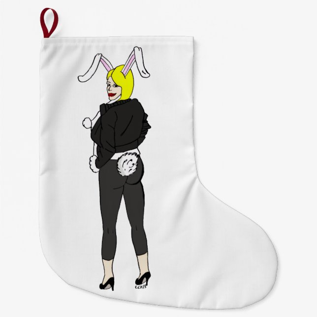 Grande Chaussette De Noël fillette (Devant)